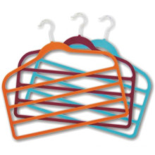 Горячие Stemped логотип бархат шелка вешалка дешевые пластиковые вешалка для полотенец